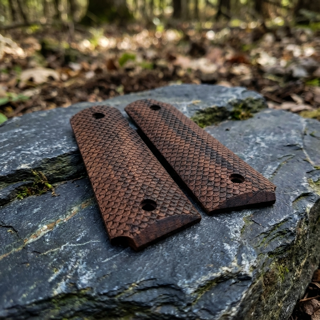 1911 Full Size Grips - Full FishScale
