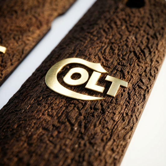 1911 Full Size Grips - Heritage Gold Logo