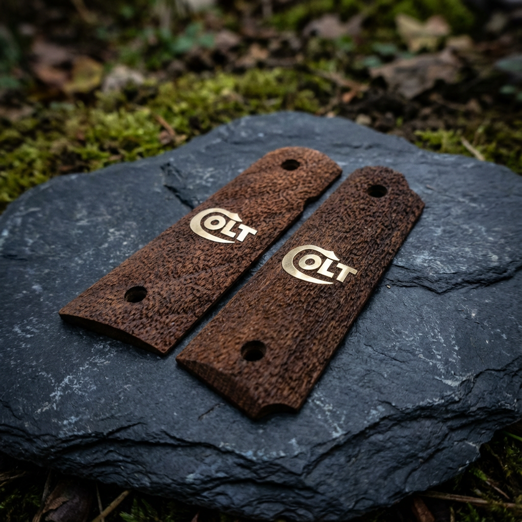 1911 Full Size Grips - Heritage Gold Logo