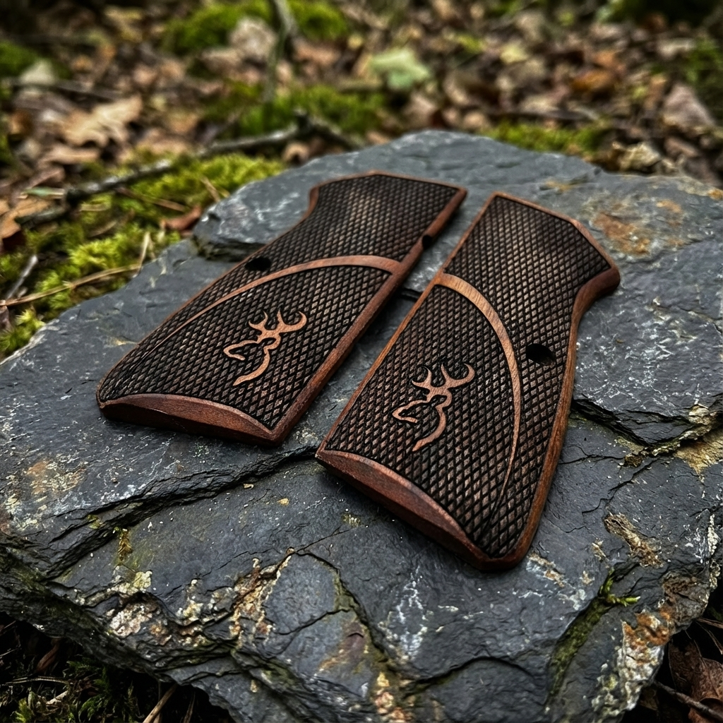 Browning Hi-Power Grips – Victorian Scroll