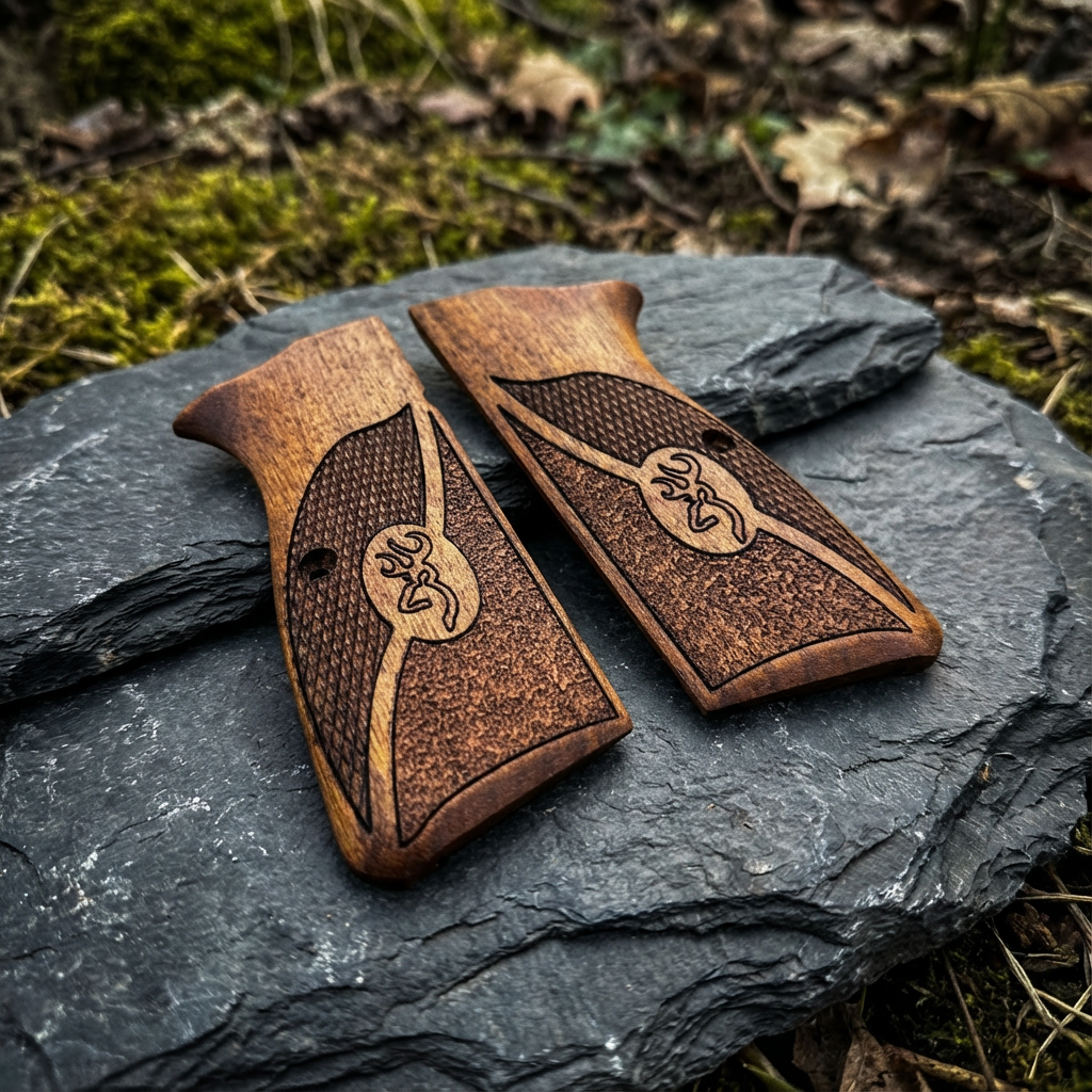 Browning Hi-Power Grips – Dual Cut