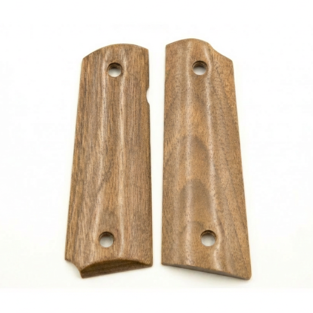 1911 Full Size Grips - Polished Smooth Walnut | TK Grips