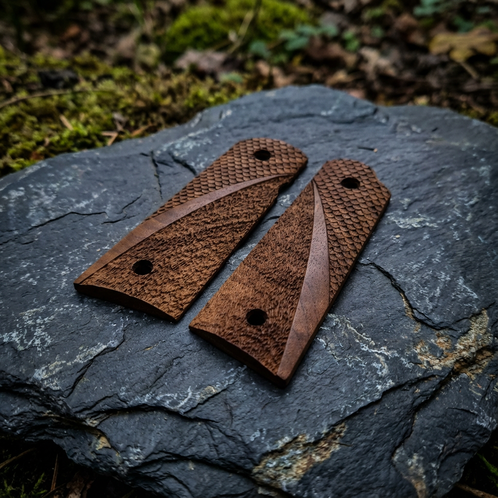 1911 Full Size Grips - Double Cut