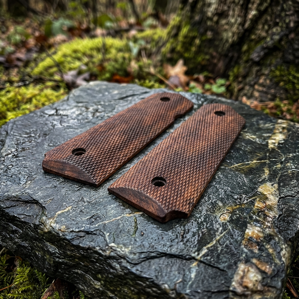 1911 Full Size Grips - Edge-to-Edge Checkered