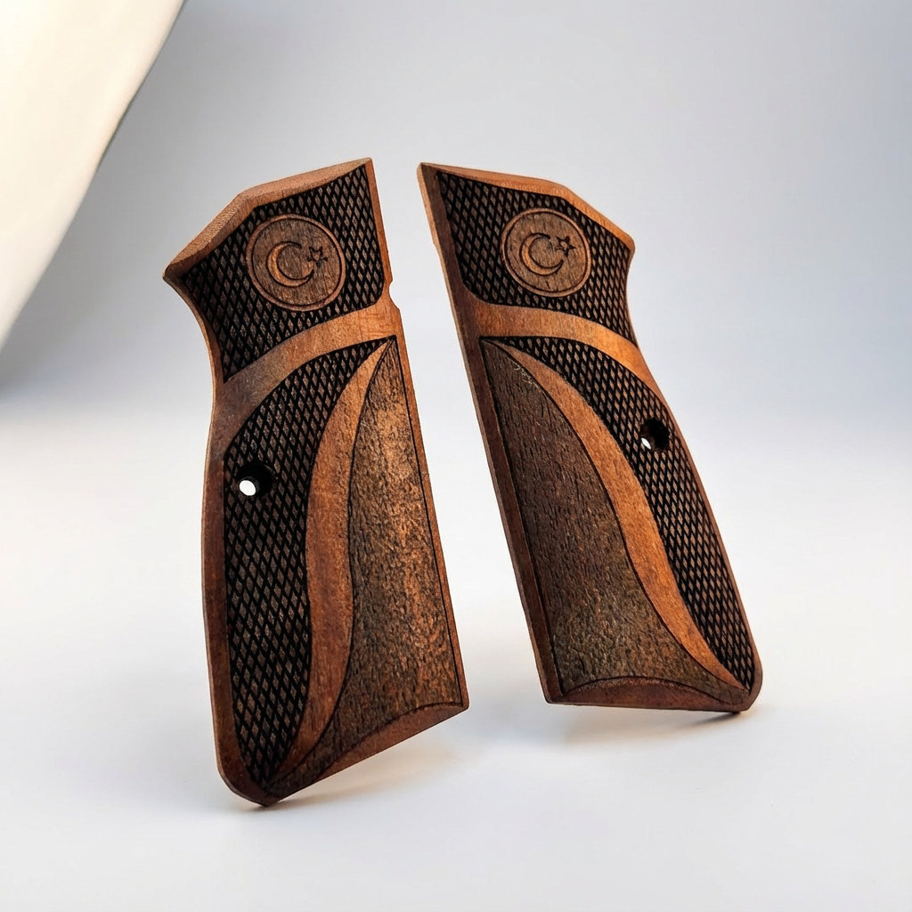 Browning Hi-Power Grips – Turkish Dual Cut