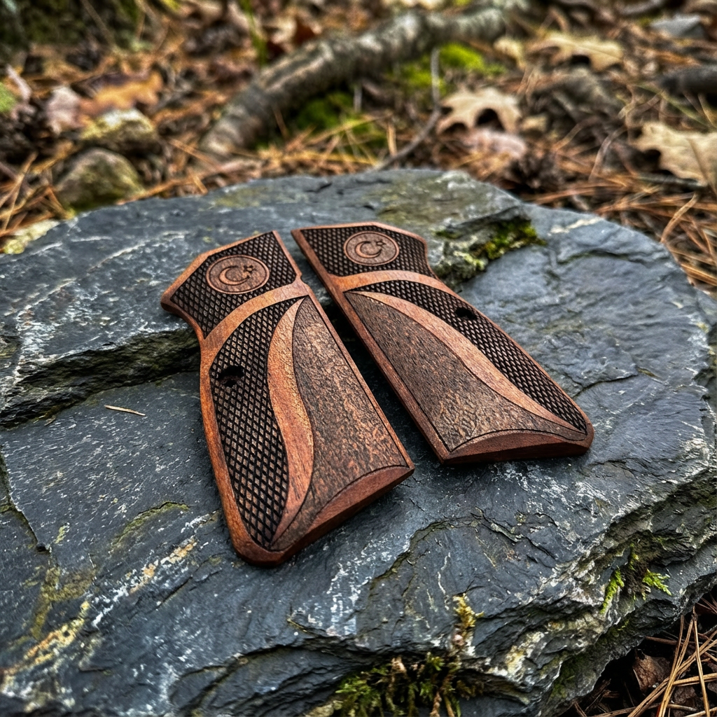 Browning Hi-Power Grips – Turkish Dual Cut