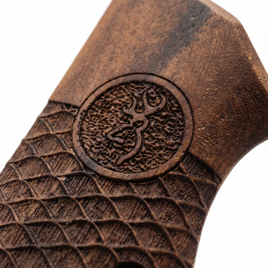 Browning Hi-Power Grips – Wide Diamond Logo