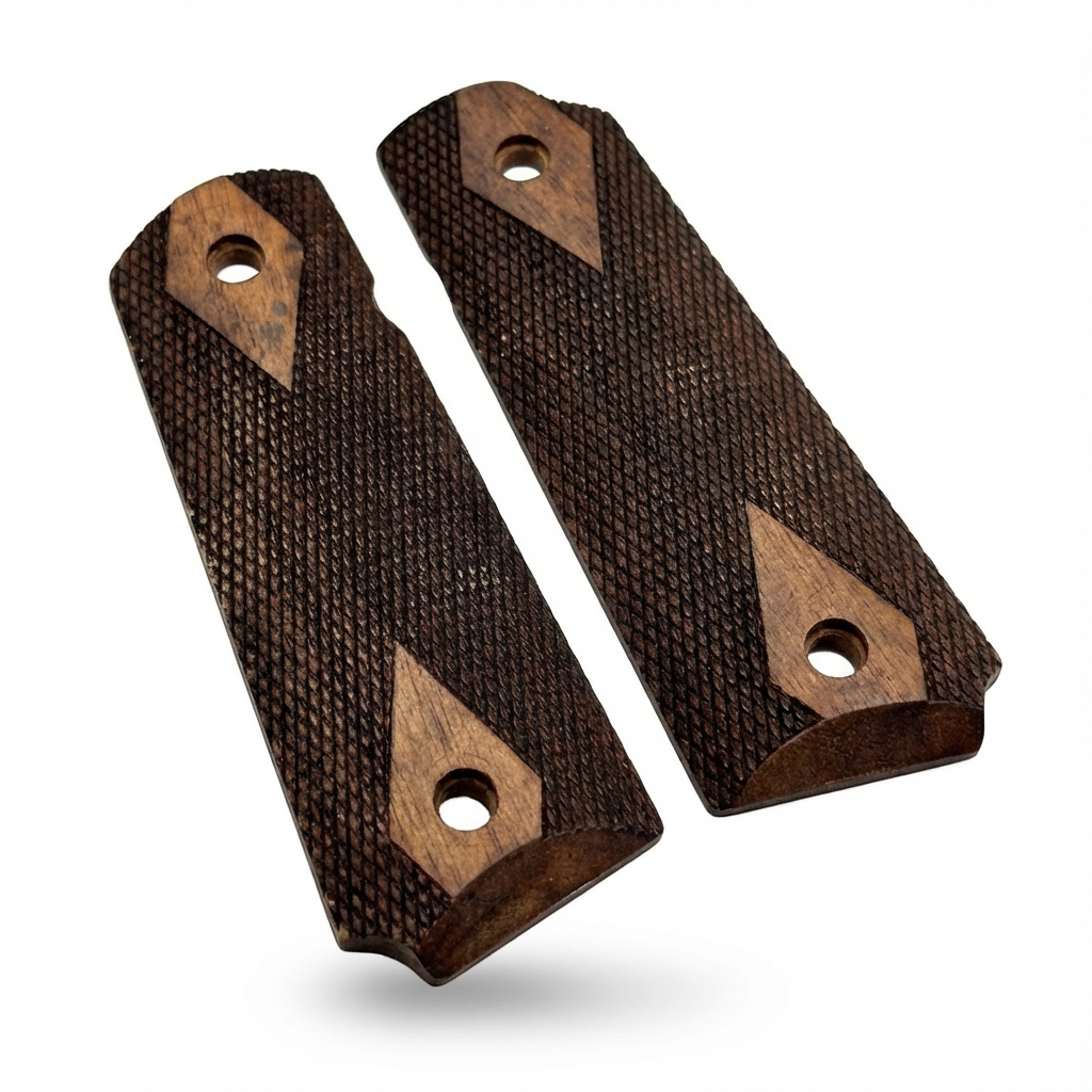 1911 Full Size Grips - Dark WWII US Army Style