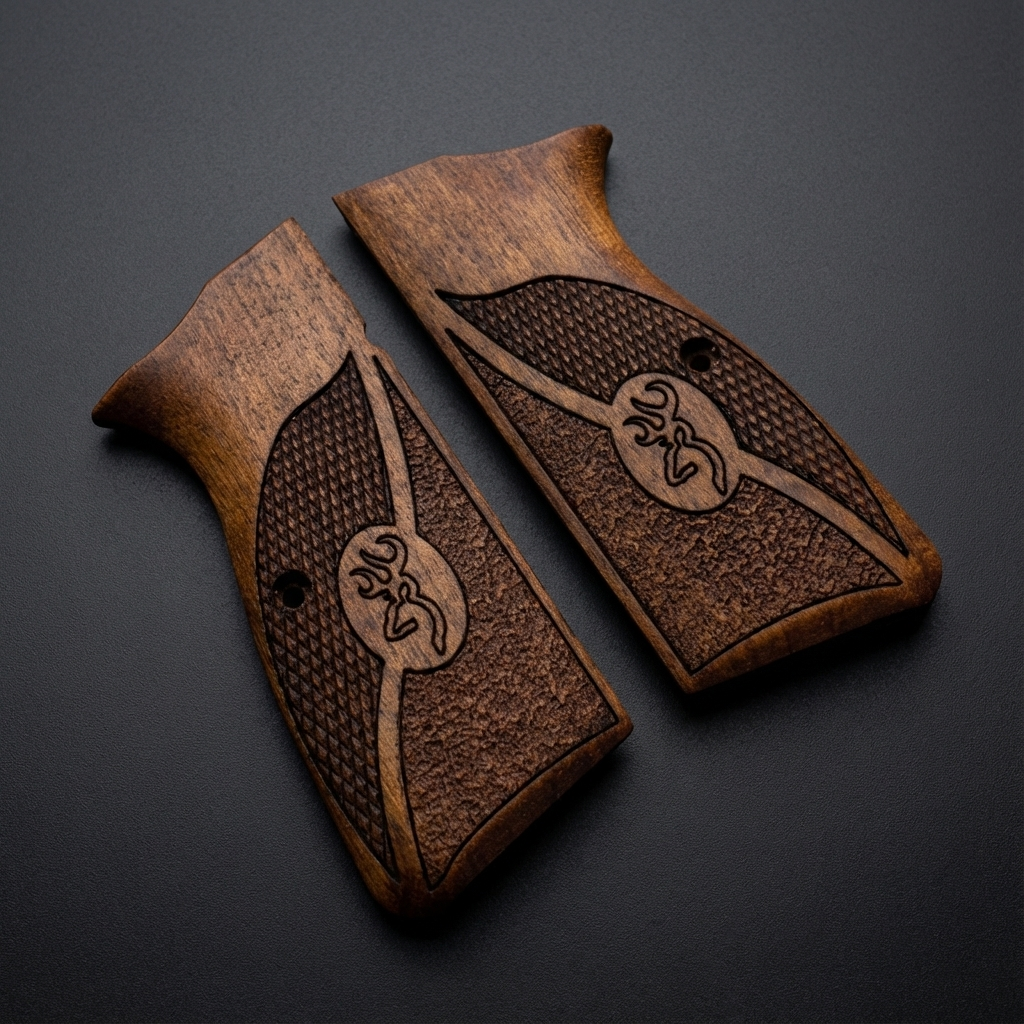 Browning Hi-Power Grips – Dual Cut