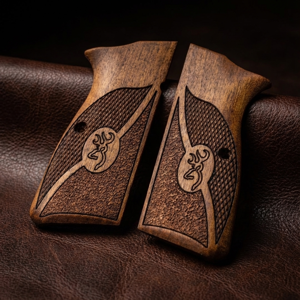 Browning Hi-Power Grips – Dual Cut