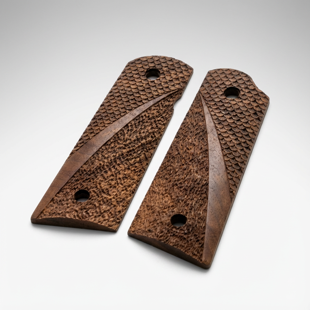 1911 Full Size Grips - Double Cut