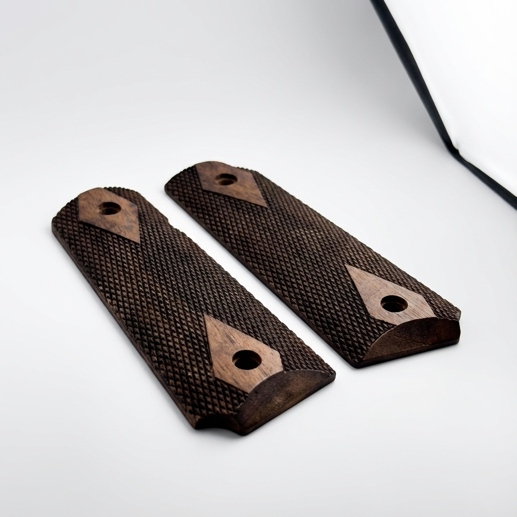 1911 Full Size Grips - Dark WWII US Army Style