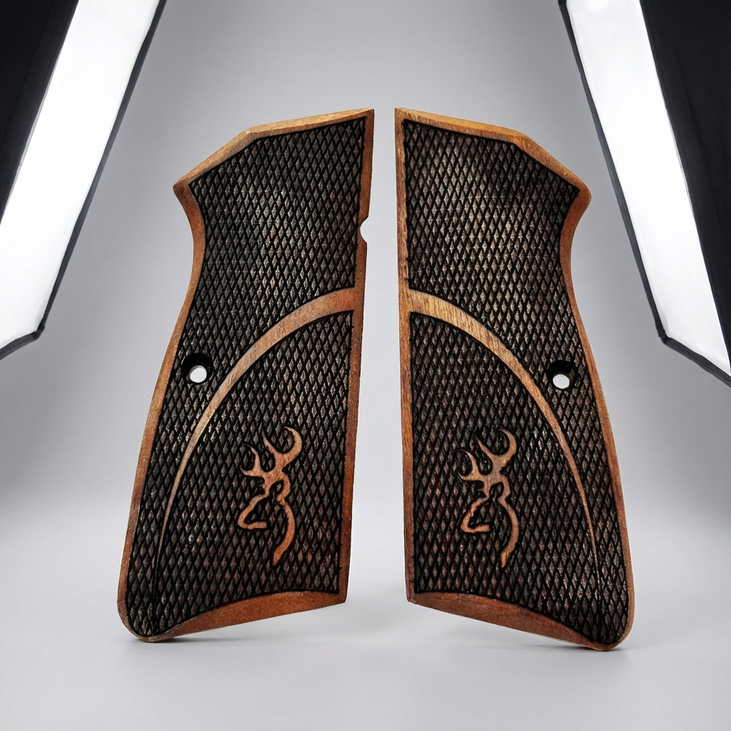Browning Hi-Power Grips – Victorian Scroll