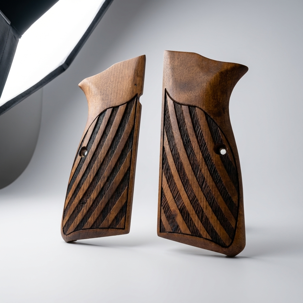 Browning Hi-Power Grips – Tactical Stripes