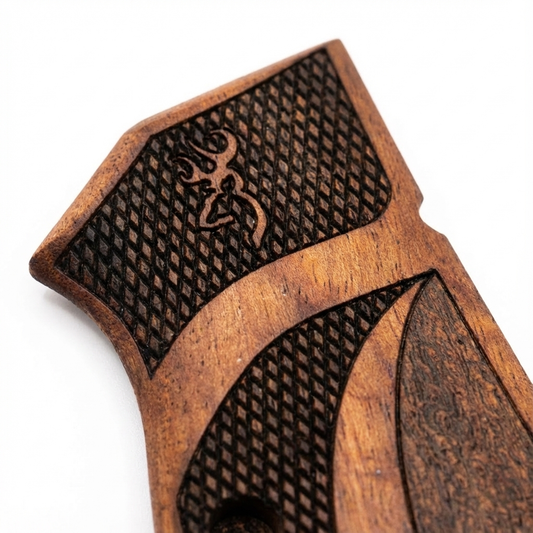 Browning Hi-Power Grips – Double Cut Logo