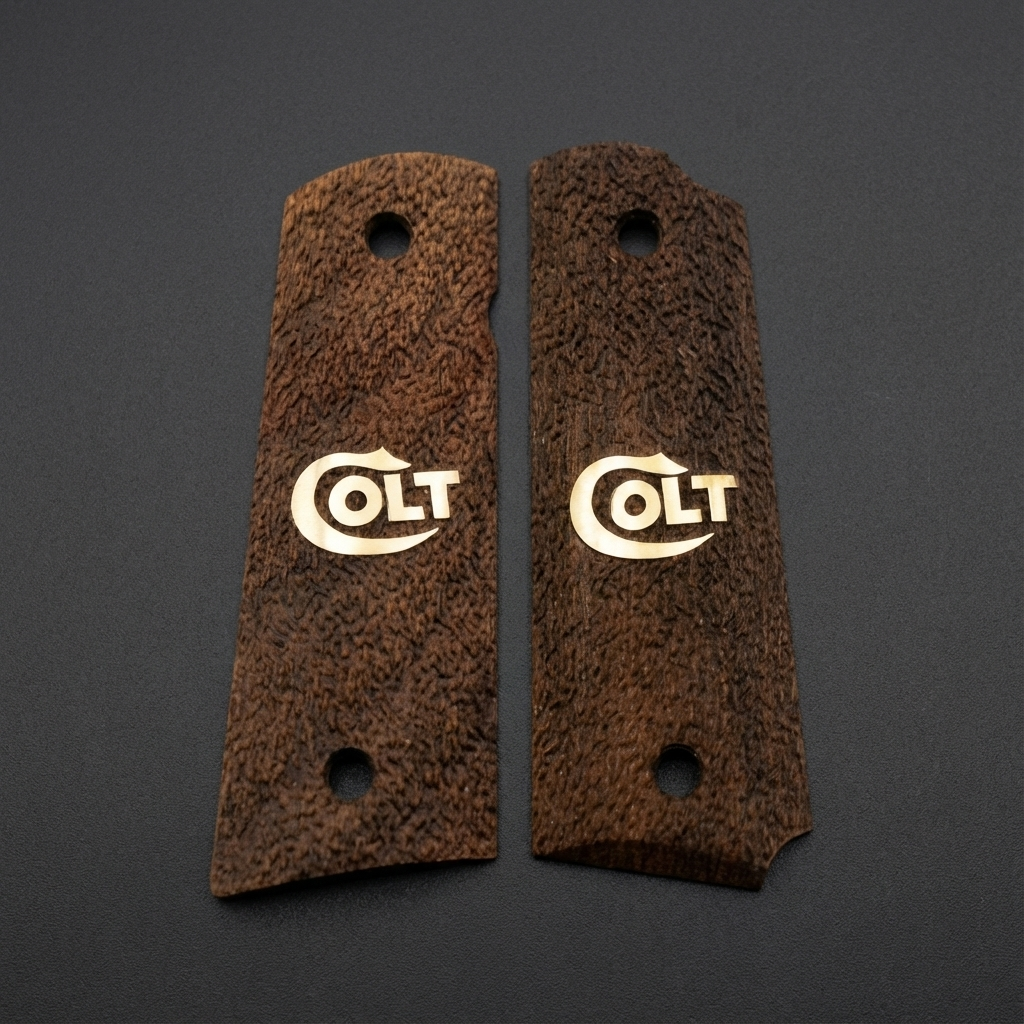 1911 Full Size Grips - Heritage Gold Logo