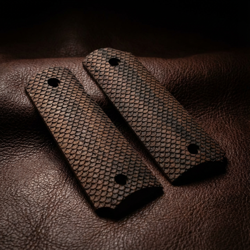1911 Full Size Grips - Full FishScale