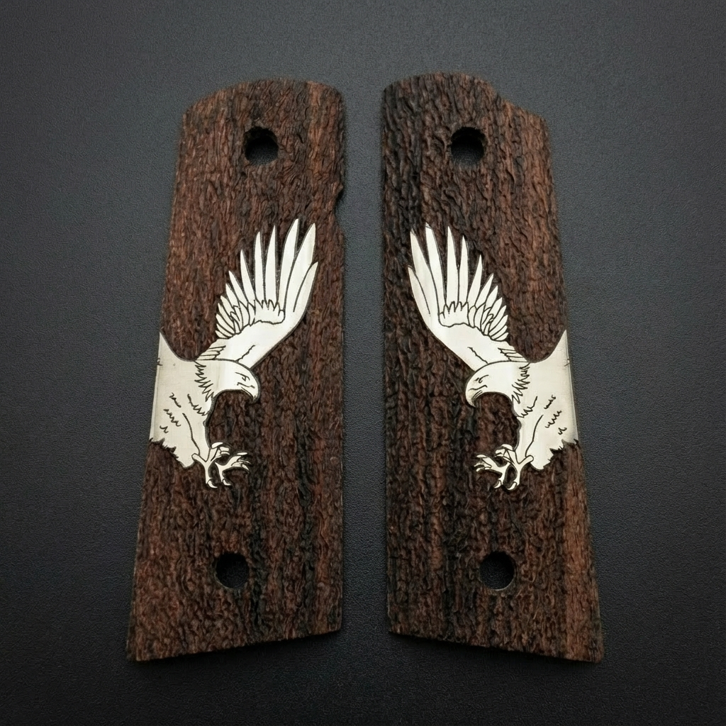 1911 Full Size Grips - Silver Eagle