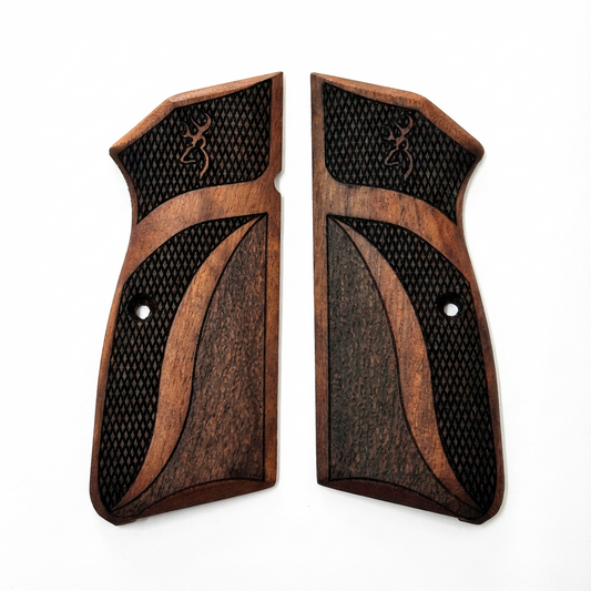 Browning Hi-Power Grips – Double Cut Logo