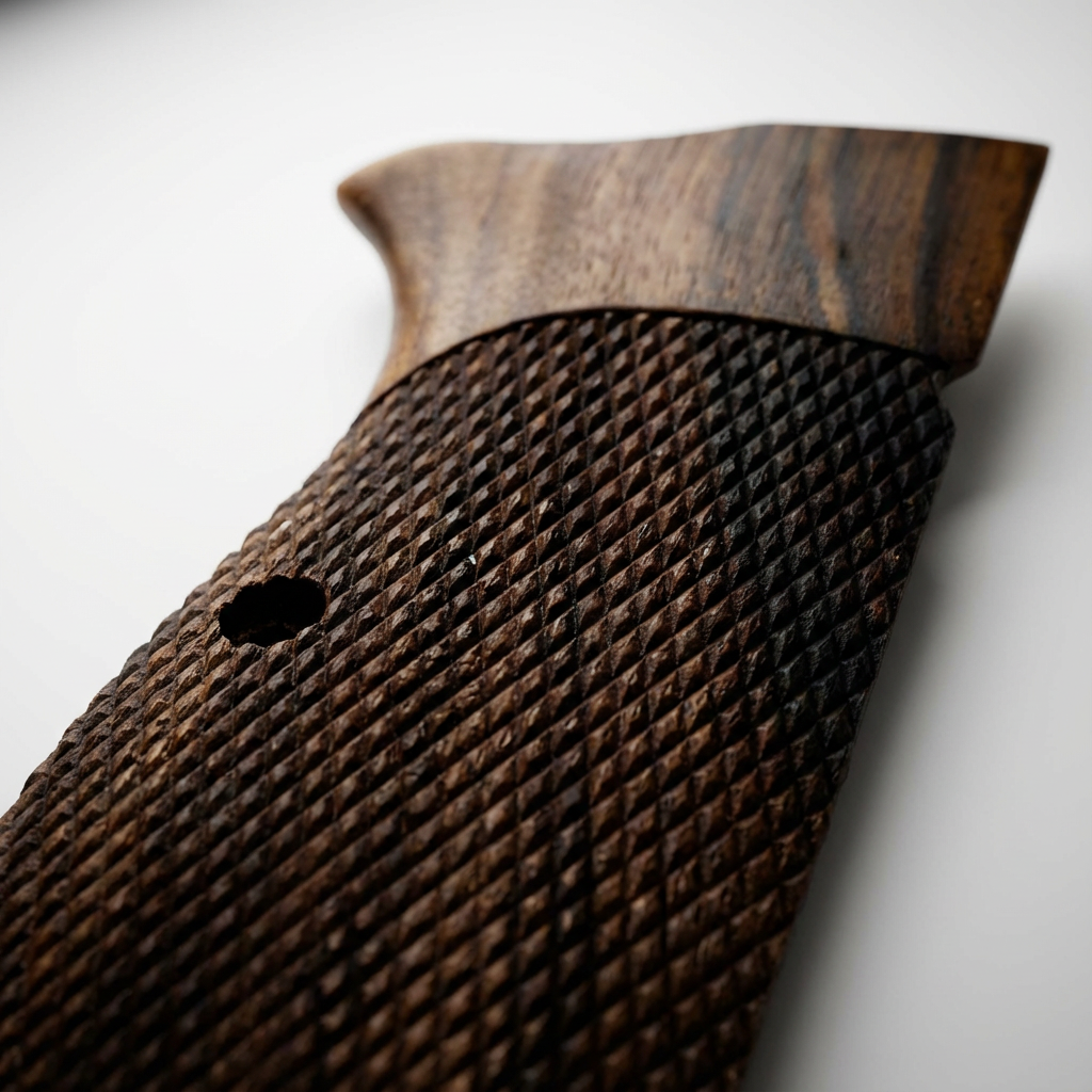 Browning Hi-Power Grips – Dark Tactical Cut