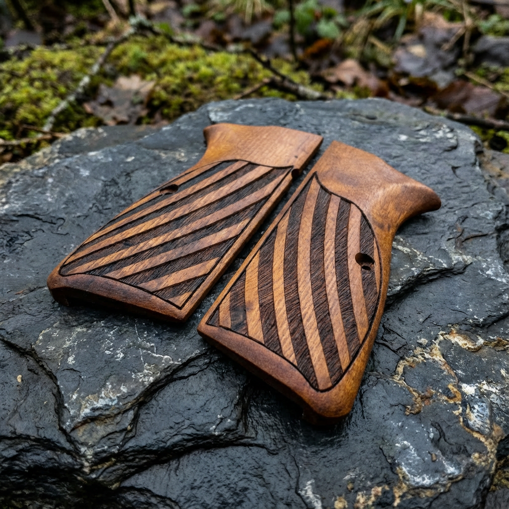 Browning Hi-Power Grips – Tactical Stripes