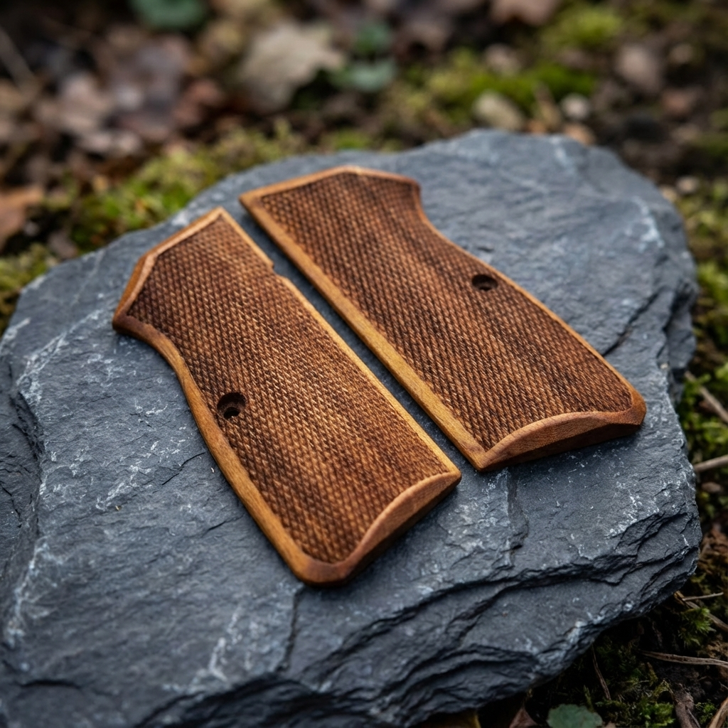 Browning Hi-Power Grips – Full Diamond Cut