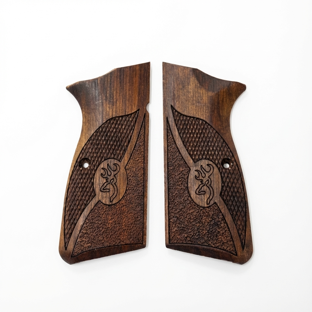 Browning Hi-Power Grips – Dual Cut