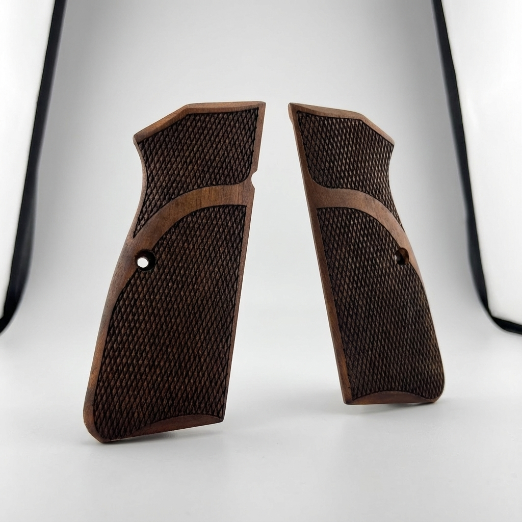 Browning Hi-Power Grips – Half Tang Cut