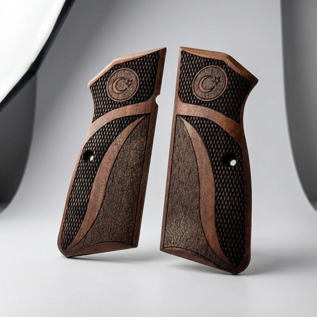 Browning Hi-Power Grips – Turkish Dual Cut