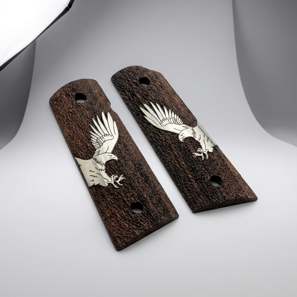 1911 Full Size Grips - Silver Eagle