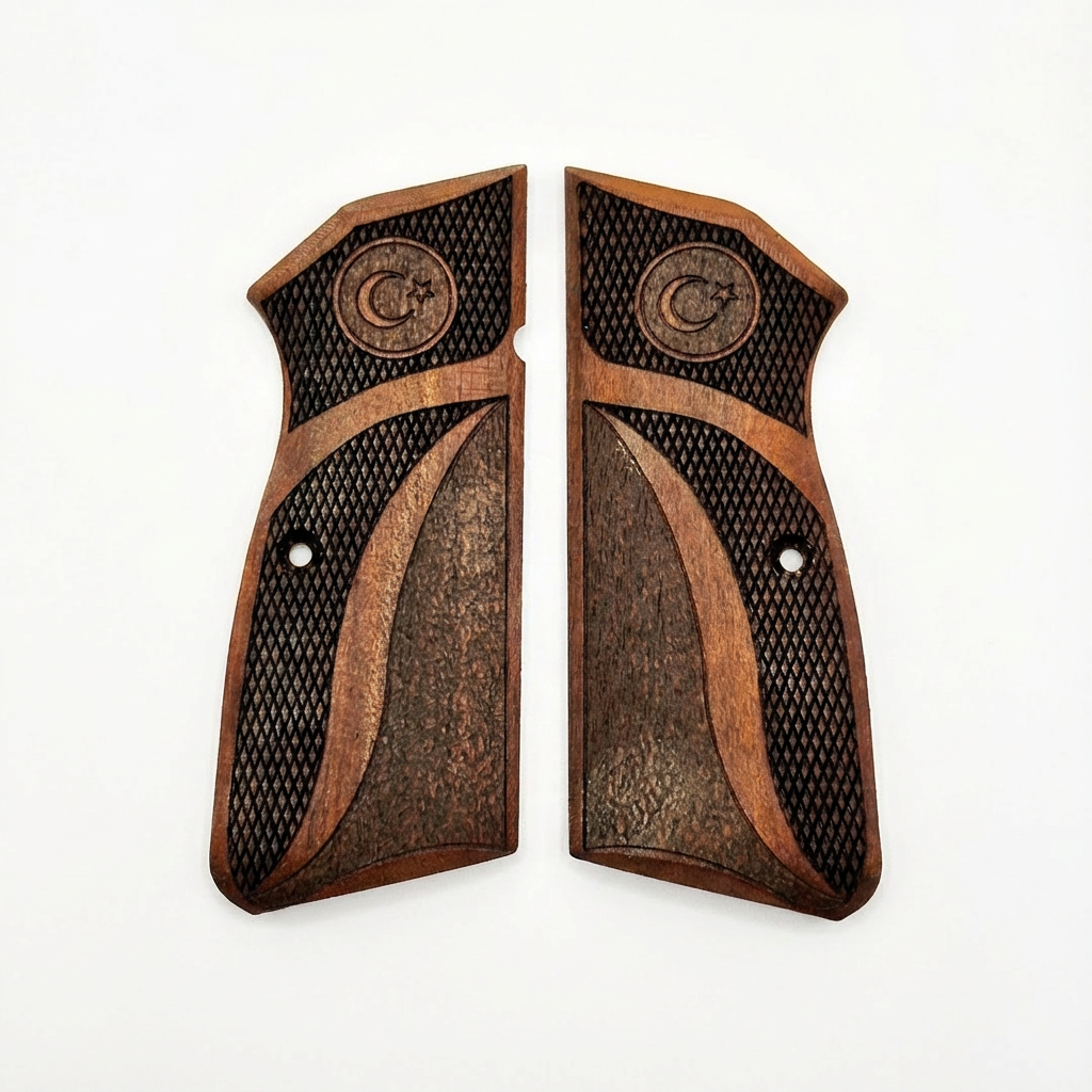 Browning Hi-Power Grips – Turkish Dual Cut