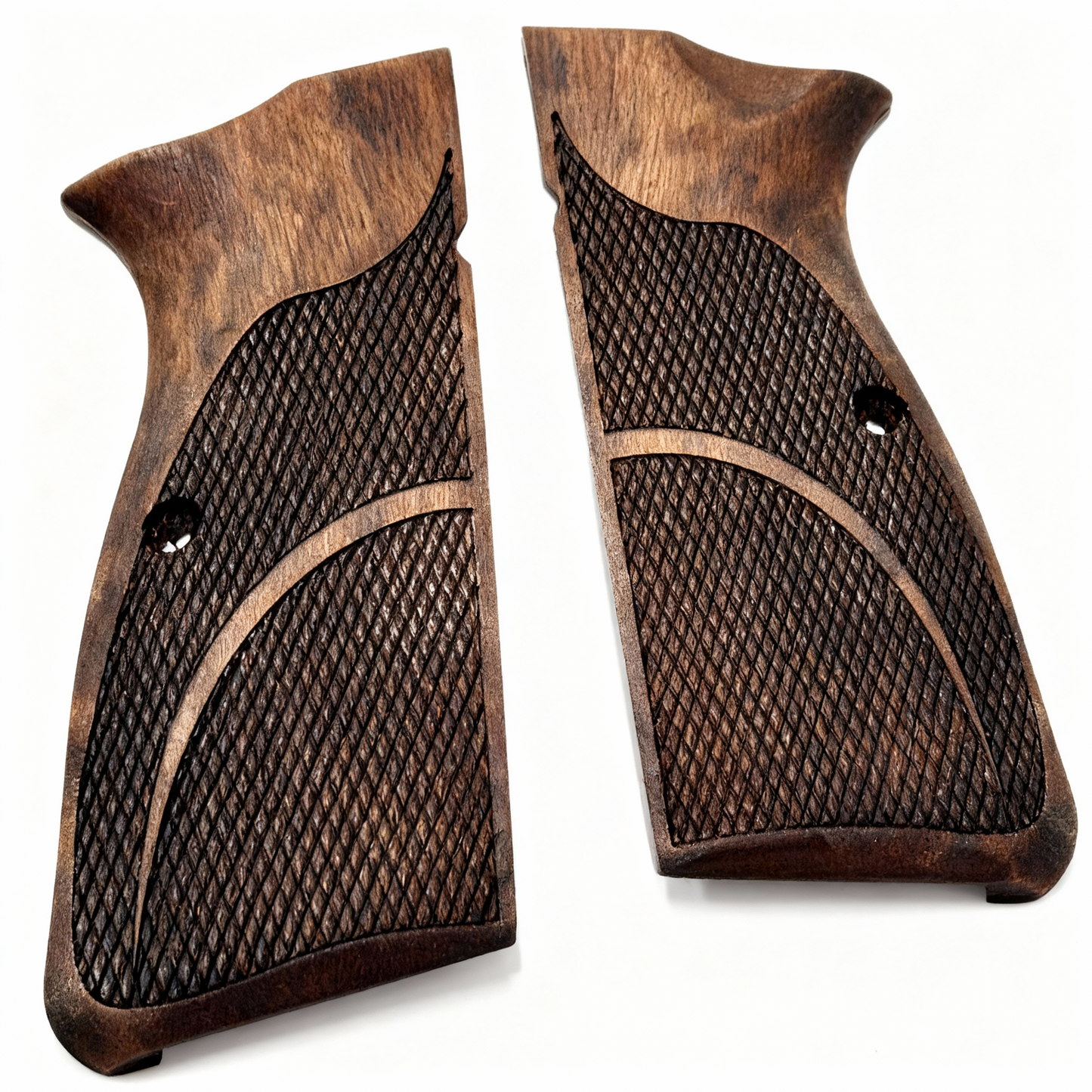 Browning Hi-Power Grips – Dual Diamond Cut