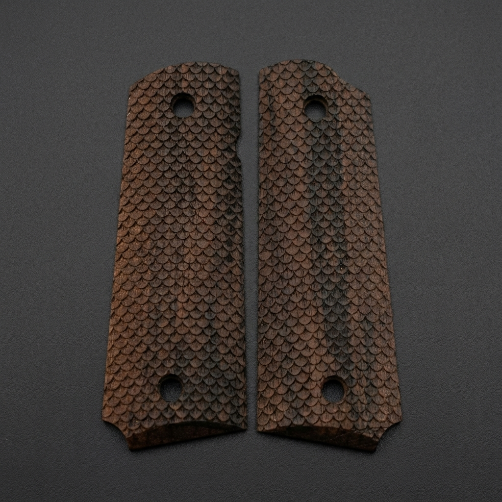 1911 Full Size Grips - Full FishScale