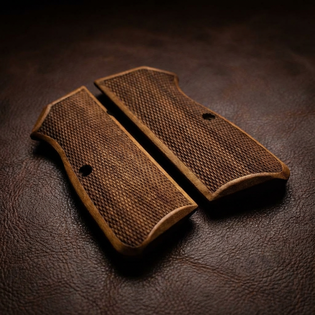 Browning Hi-Power Grips – Full Diamond Cut