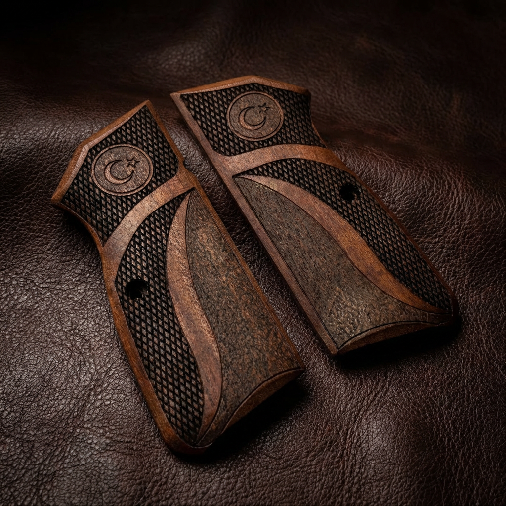 Browning Hi-Power Grips – Turkish Dual Cut