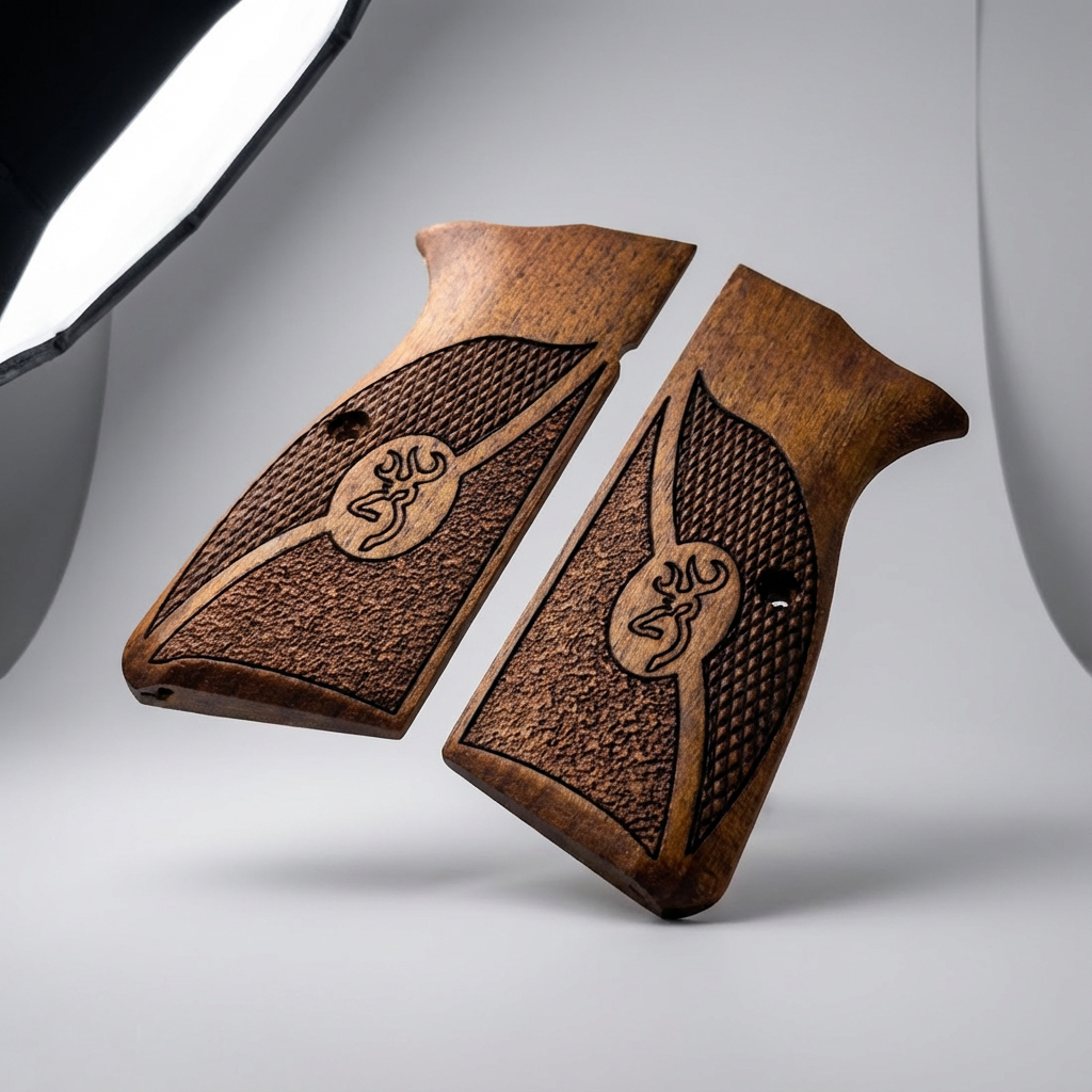 Browning Hi-Power Grips – Dual Cut