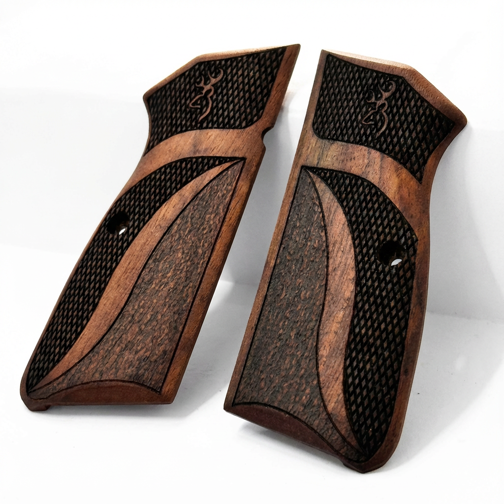 Browning Hi-Power Kabzalar – Çift Kesimli Logo