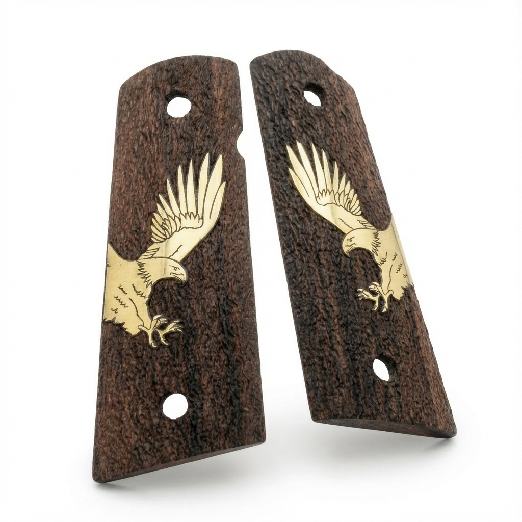 1911 Full Size Grips - Golden Eagle