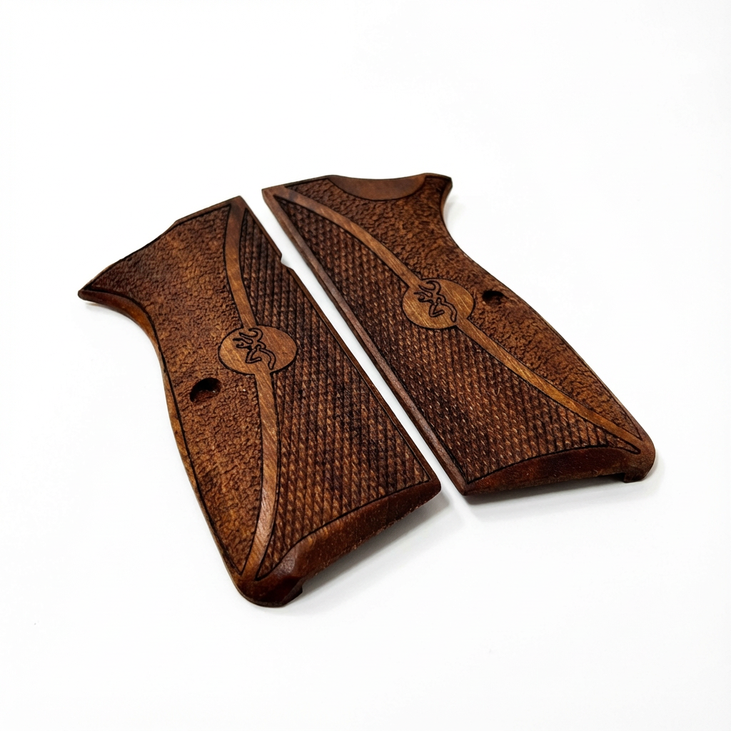 Browning Hi-Power Grips – Dual Texture Logo