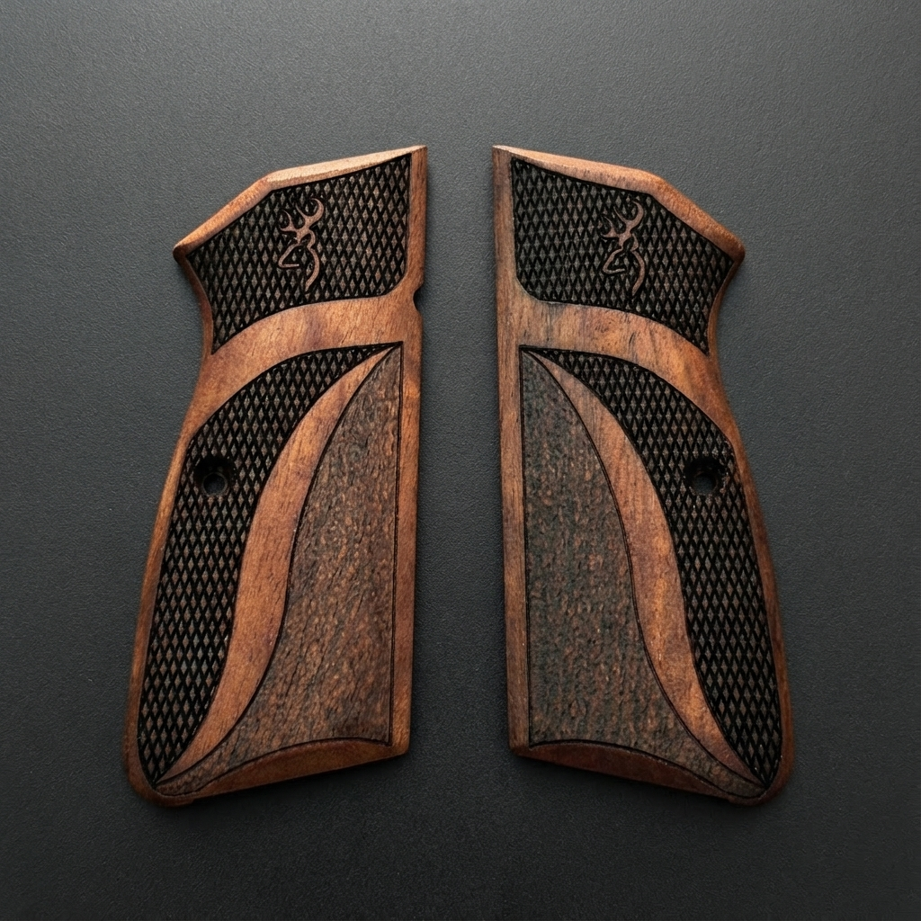 Browning Hi-Power Kabzalar – Çift Kesimli Logo