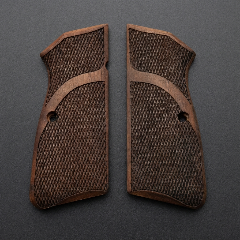 Browning Hi-Power Grips – Half Tang Cut