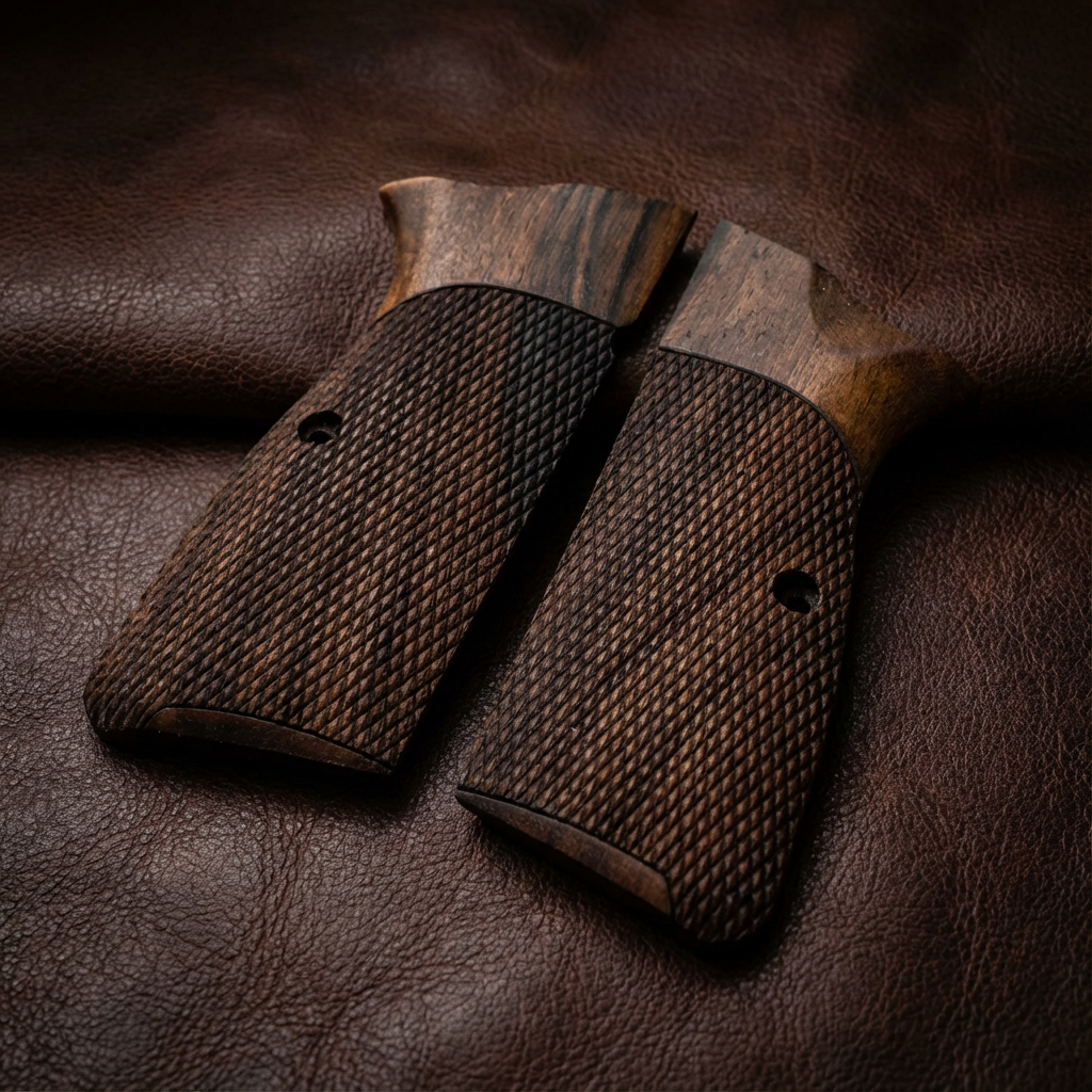 Browning Hi-Power Grips – Dark Tactical Cut