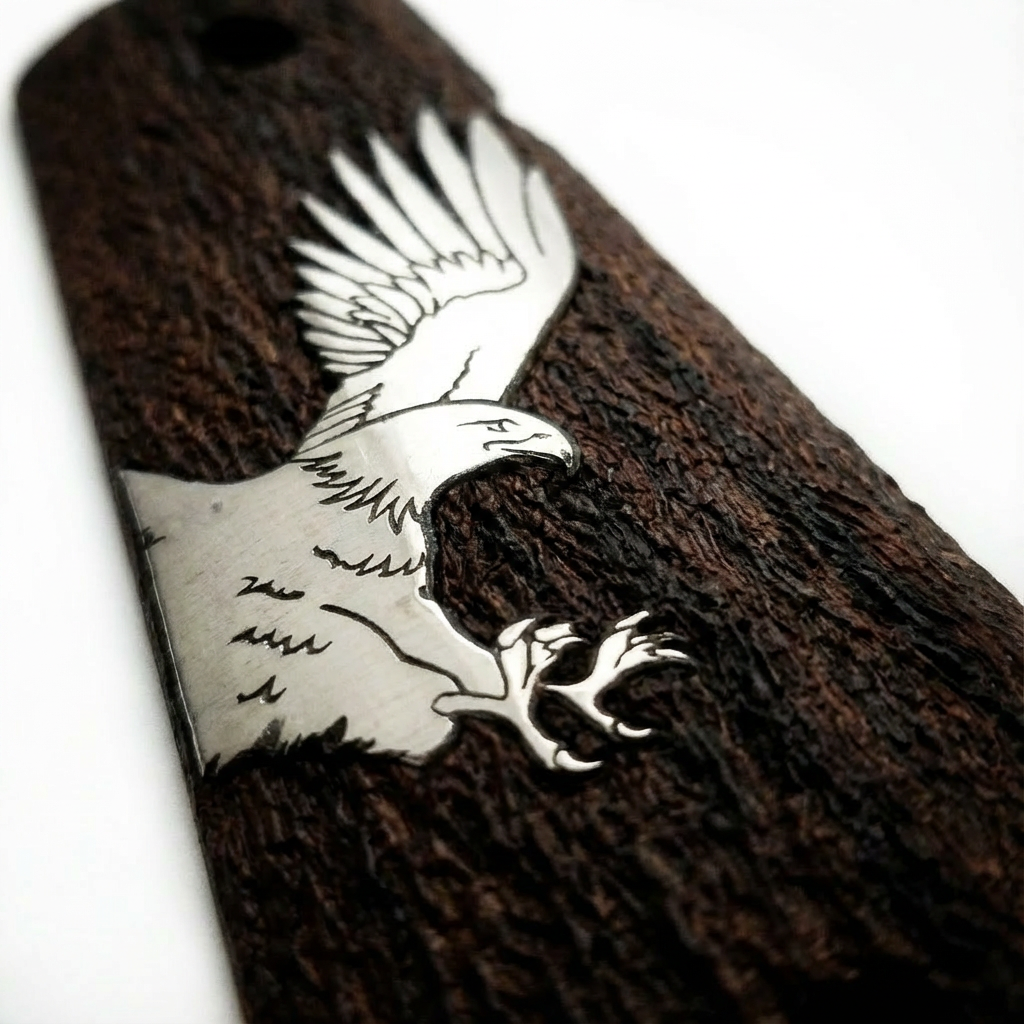 1911 Full Size Grips - Silver Eagle