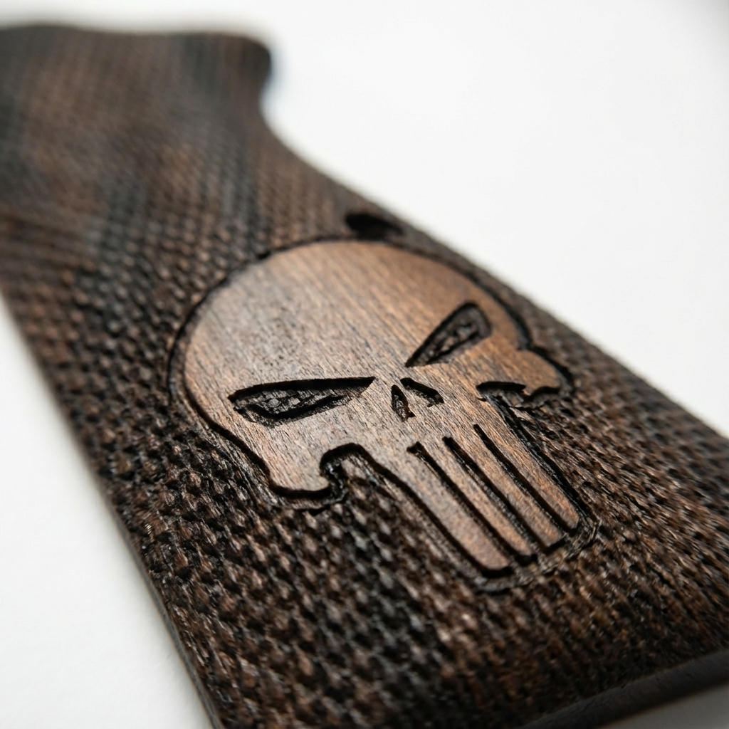 Browning Hi-Power Grips – Punisher Logo