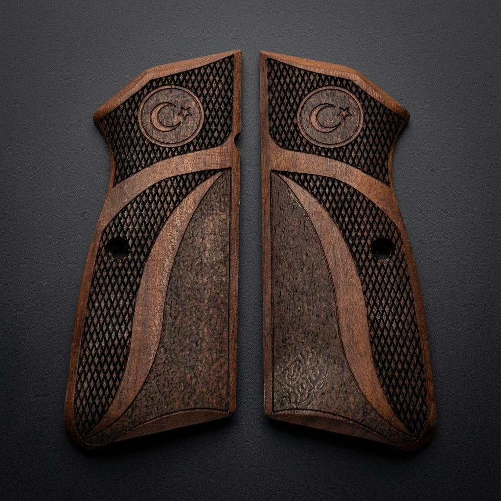 Browning Hi-Power Grips – Turkish Dual Cut