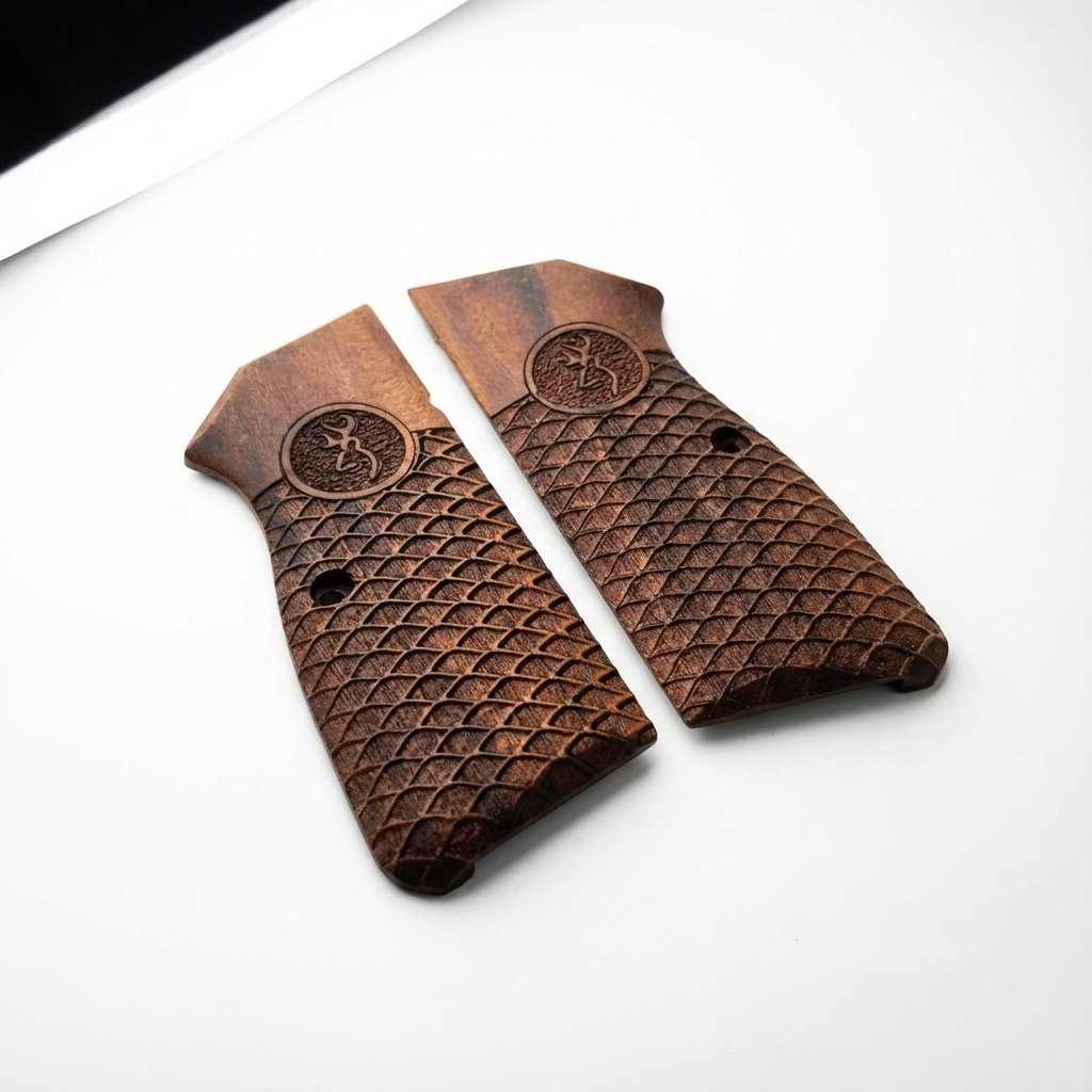 Browning Hi-Power Grips – Wide Diamond Logo