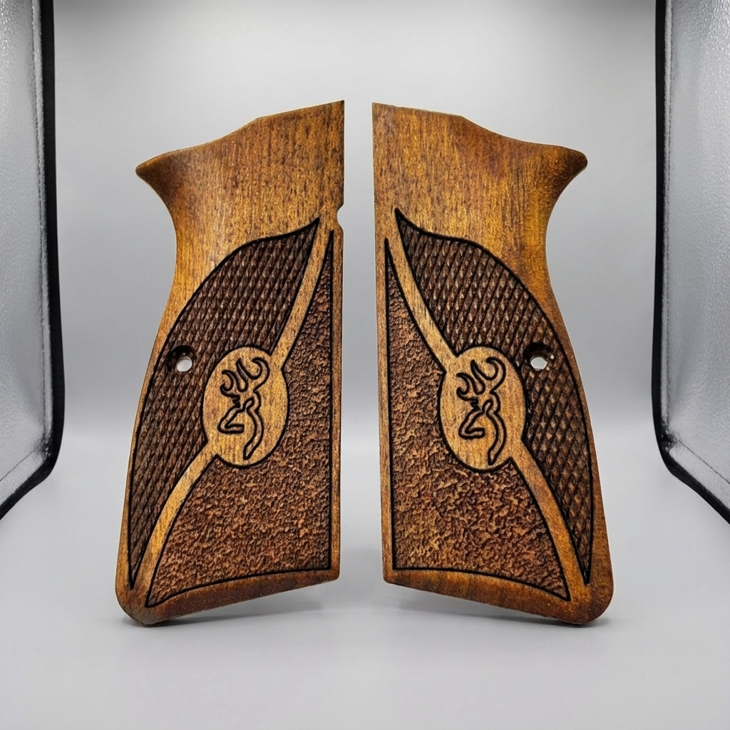 Browning Hi-Power Grips – Dual Cut