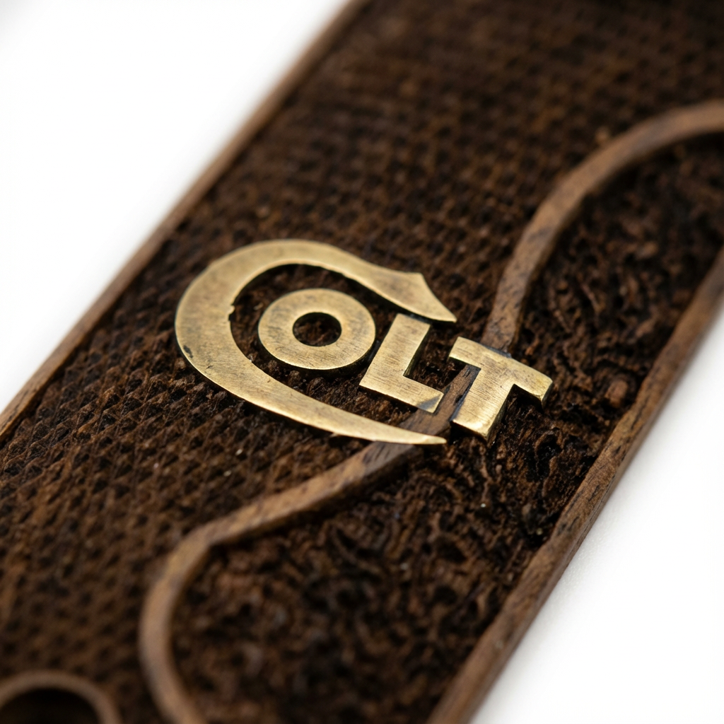 1911 Full Size Grips - Double Texture Silver Logo