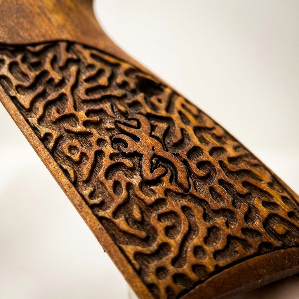 Browning Hi-Power Grips – Labyrinth with Logo