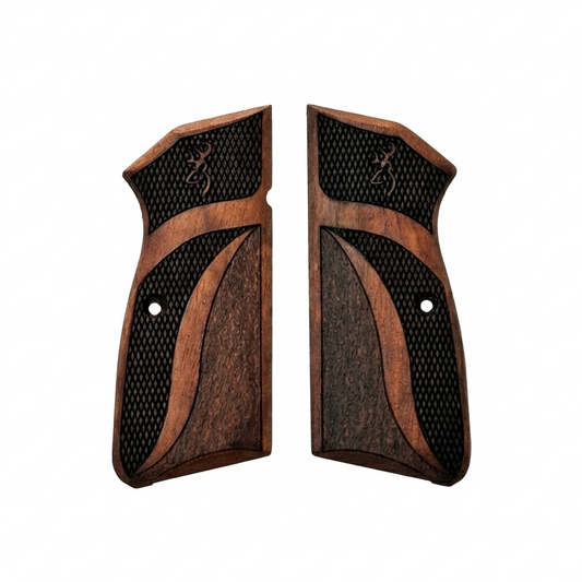 Browning Hi-Power Grips – Double Cut Logo